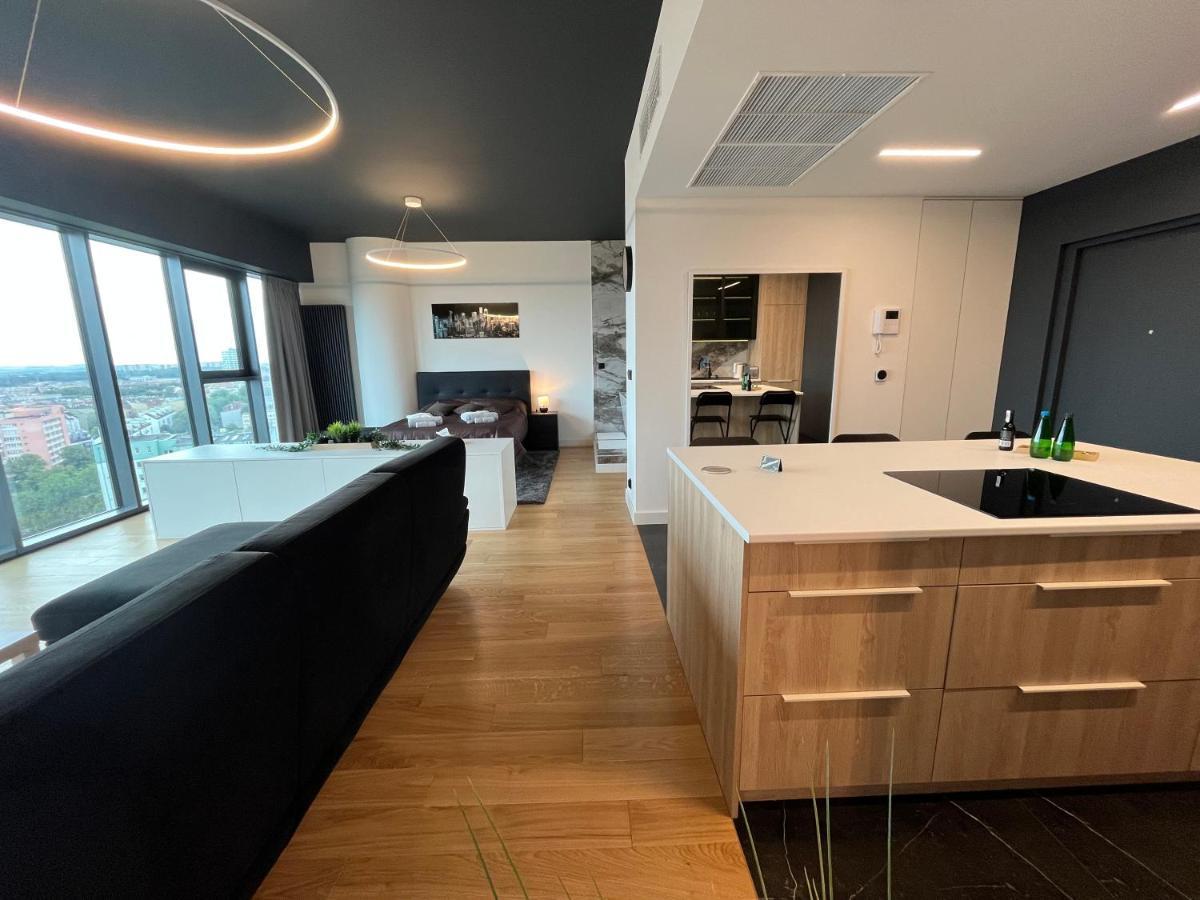 Hanza Tower - Luxurious Apartment 60M2 - 15Th Floor City View Szczecin Exterior photo